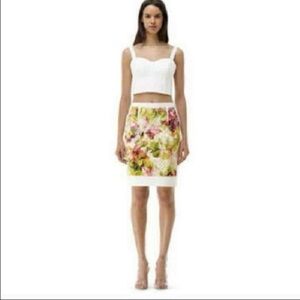 Club Monaco Kenson Floral Print Pencil Skirt